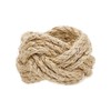 Woven Napkin Rings Set of 6, Farmhouse Jute Napkin Holders,