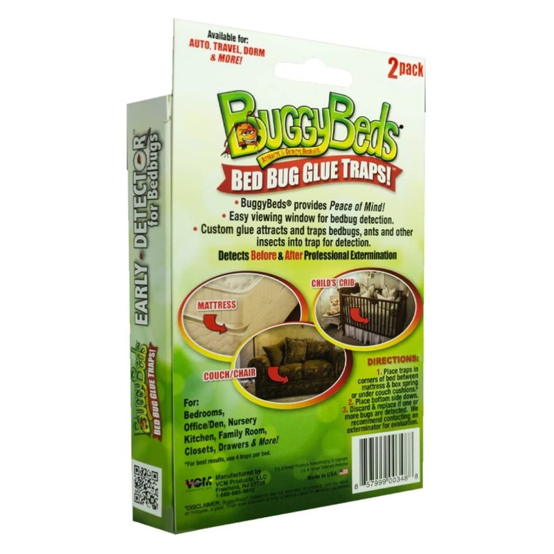 BuggyBeds Bed Bug Glue Traps, 4 Counts