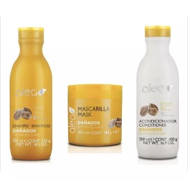 Alea / Salerm Cosmetics  Alea Dañados Kit Shampo Acondicionador Y Mascarilla