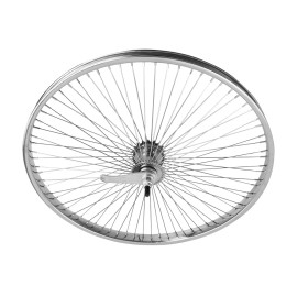 OG LOWRIDER 24" FRONT OR COASTER DAYTON 72 SPOKE 14G 3/8 AXLE CHROME. - Rear(Coaster)