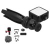 Portable Phone Microphone Vlogging Equipment Microphone Kit with LED Light