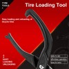 Keenso Bicycle Tyre Pliers, Durable Plastic Bicycle Tyre Repair Tool,