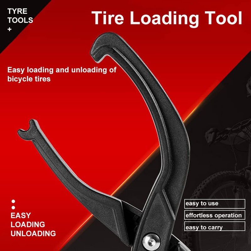 Keenso Bicycle Tyre Pliers, Durable Plastic Bicycle Tyre Repair Tool,
