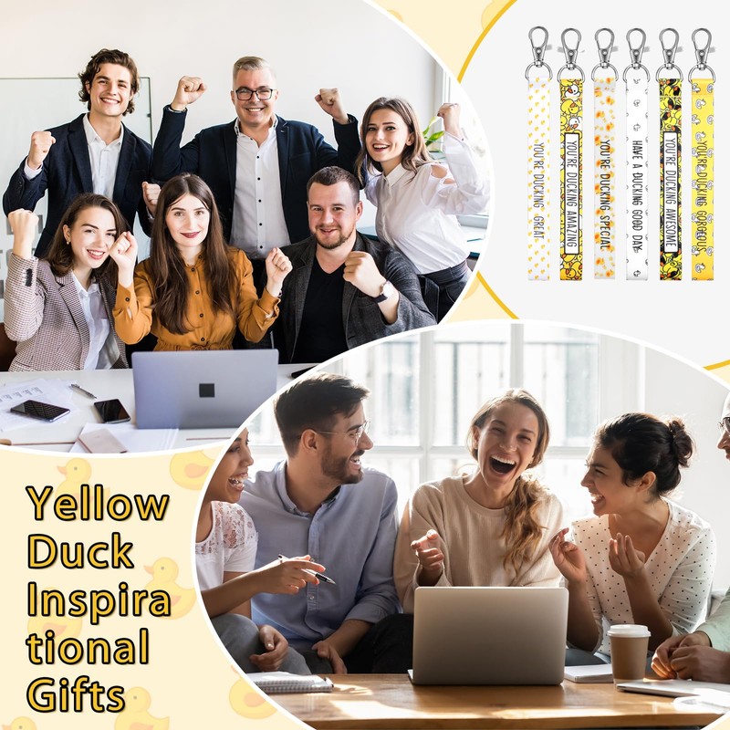 Spakon 72 Pcs Duck Pens Gifts Sets Include Yellow Duck