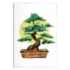 Stupell Industries Bonsai Tree Sun Shape Wood Wall Art, Design