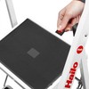 Hailo K20 3-Step Folding Ladder with Sturdy Steel Frame, 330