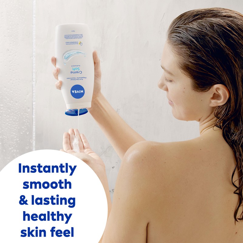 NIVEA Care Shower Creme Soft (750 ml), Caring Body Wash