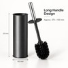 Toilet Brush and Holder Set – Heavy-Duty Long Handle Bathroom