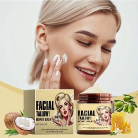 Beef Tallow And Honey Balm - Facial Tallow Balm - 5 Fl. Oz. - Skincare Product