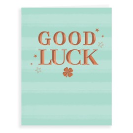Avant Garde Studios Classic Good Luck Card Good Luck ,Green- 8 x 6 inches