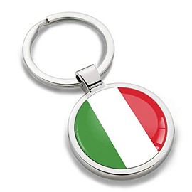 Biomar Labs® 3D Metal Italy National Italian Flag Keyring Key Ring Accessories Men Women Keychain Gift KK 187