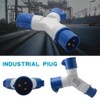 2-Way Splitter 32A 220V IP44 2 Way 3 Pin Industrial