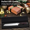 PAUDIN Bread Knife 8", Ultra Sharp Wave Edge - Forged