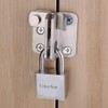 Tiberham Sliding Lock for Doors, Windows, Cabinets, Pet Cages, Accessories