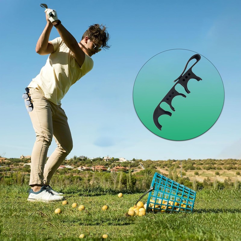 Wbgraceful 2 in 1 Golf Ball Tee Holder & Golf