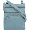Roma Leathers Auténtico bolso cruzado XL, multibolsillo, correa ajustable, XL,