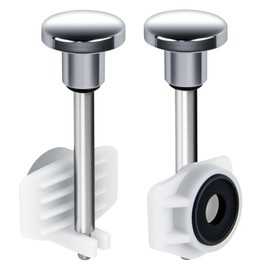 KootesDay 2-Pack Universal Tub Spout Diverter Repair Kit - Fix Leaky Bathtub Faucet in 3 Min with Valve Stem, Cup Seal & Gate, Leak-Proof Bathtub Faucet Repair Replacement Parts (Polished Chrome)