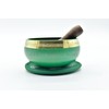 GK&CO. 3 Inch Green Color Chakra Tibetan singing bowls set,