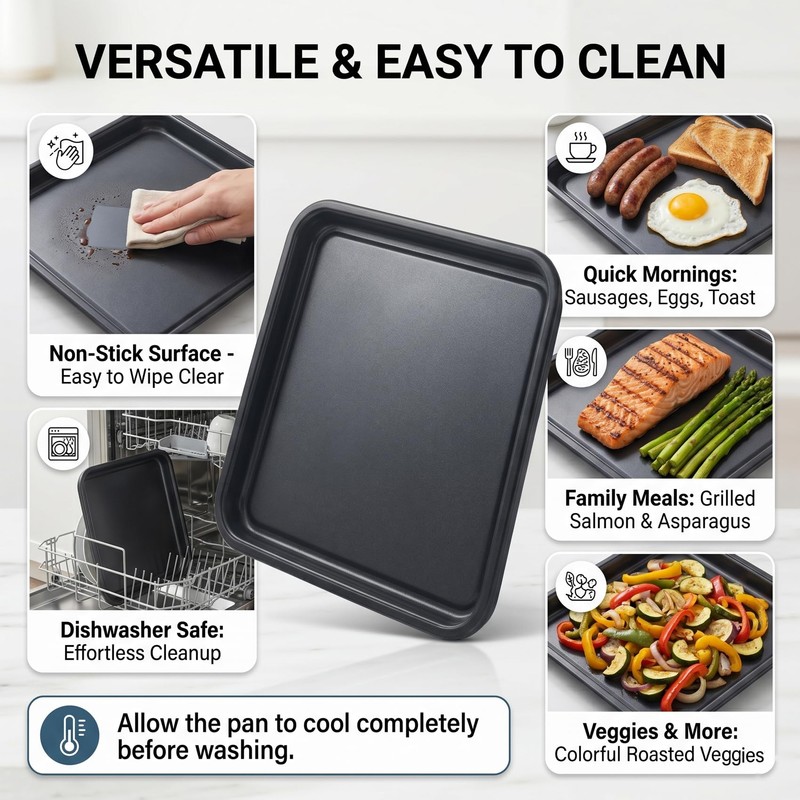 MACONEE 11.26" XL Microwave Grill Tray for Bacon & Pizza