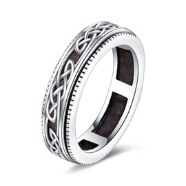 Sea Turtle Turquoise Ring 925 Sterling Silver Turquoise Ring Adjustable Vintage Thumb Spoon Rings for Women Sea Turtle Gifts (wooden, 7)