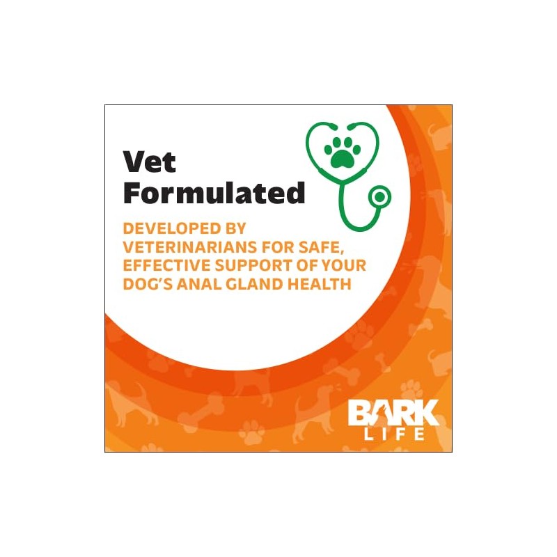 Bark Life No Scoot Soft Chews Supplement, Natural Formula with