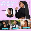 Hairro Drawstring Ponytail Hair Extensions For Women Synthetic Kinky Yaki
