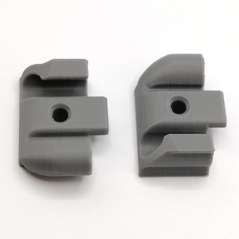 Printbtw Replacement End Caps for Piping Trim / Strip for