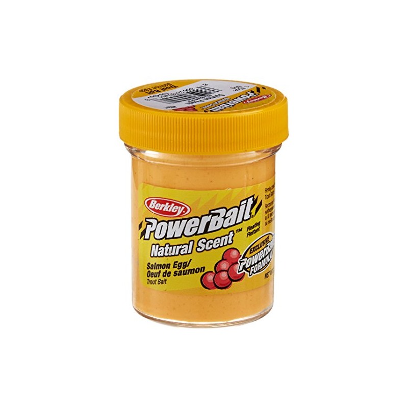 Berkley PowerBait Natural Scent Trout Bait,Salmon Peach