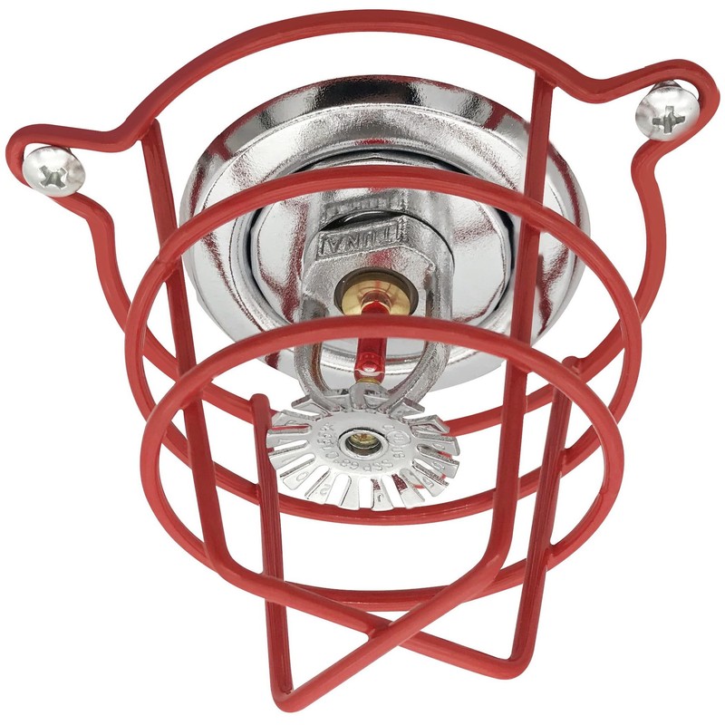 Happy Tree (10 Pack) Red Fire Sprinkler Head Guard Cover