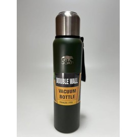 Coati | Vacuum Bottle for Coffee, Tea, and Infusions - 1L (34 OZ) - Stainless Steel - Double Wall Design - Keeps Beverages Hot or Cold - BPA Free (Dark Green)