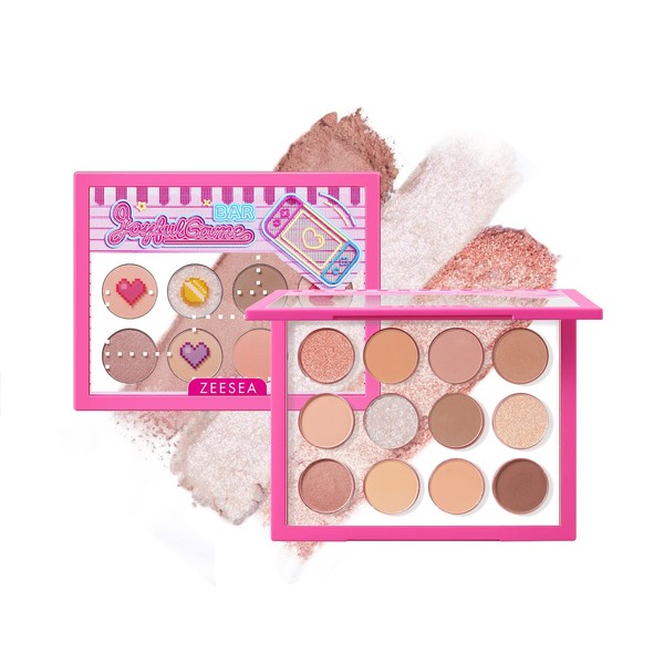 ZEESEA Pixel Series Bending Machine 12 Color Eyeshadow Palette (01