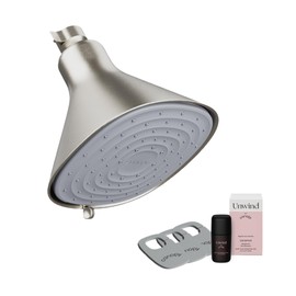 Canopy Filtered Shower Head - High Pressure Shower Head Filter for Hard Water - Shower Filter To Remove Impurities for Healthier Scalp, Skin & Hair - Support Hair Growth & Minimize Breakage - Nickel