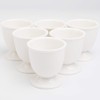 Ceramic Soft Hard Boiled Egg Cups Holder Set of 6