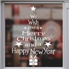 Tuopuda Christmas Sticker for Window, Christmas Tree Letters Stick Wall