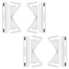 GlikCeil 2 Pair Universal End Cap for 2 1/2'' Curtain