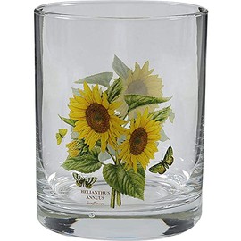 Portmeirion Botanic Garden 16 Oz Glass Double Old Fashioned