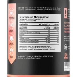 Omega 3 Aceite de Salmón (epa - Dha) 180 Cápsulas B Life