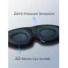 Sleep Mask for Men Women, 3D Soft Eye Mask Side