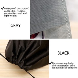 10 Pcs Drawstring Shoes Bag Fabric Organizers Pouch 32x44cm Portable Waterproof Shoe Storage Bags Used for Travel Hotel, Clothes, Shoes