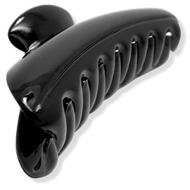 Topkids Accessories 9cm Black & Brown Butterfly Hair Barrette Barrette Hairdresser Bar