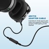 Puiixur Replacement Arctis Adapter 3.5mm Audio Cable Compatible with SteelSeries