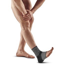 CEP Max Support Achilles Sleeve, Black/White, Unisex, XL