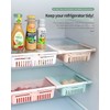 HapiLeap Retractable Drawer Organizer For Fridge, Refrigerator Storage Organizer Keep