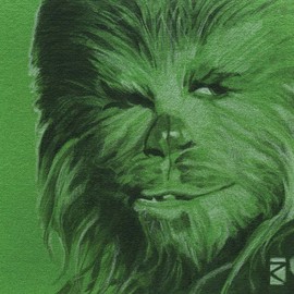 [a-toderi] Chewbacca Art Board Decor Art Sundries STW – 0014