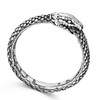 Materia Ouroboros Women's Ring 925 Silver Antique Silver Ring SR-58-51