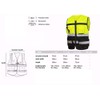 TOOLSTAR Reflective Safety Vest, High Visibility Vest 2 Band 360°Reflective