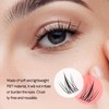 Mlen Diary Lash Clusters, 100 Pcs 10-16mm D Curl Individual