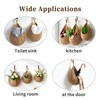 3 Pack Teardrop Woven Hanging Basket Wall Basket Cotton 3