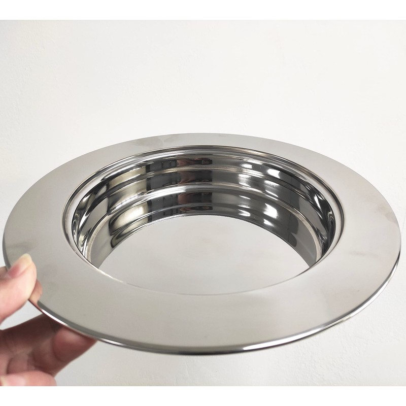 Polished Stainless Steel Communion Tray Plate for Churches,Stackable Communion Bread