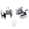 Glass Shelf Support, 16PCS Solid Glass Clamp Glass Hinge Glass